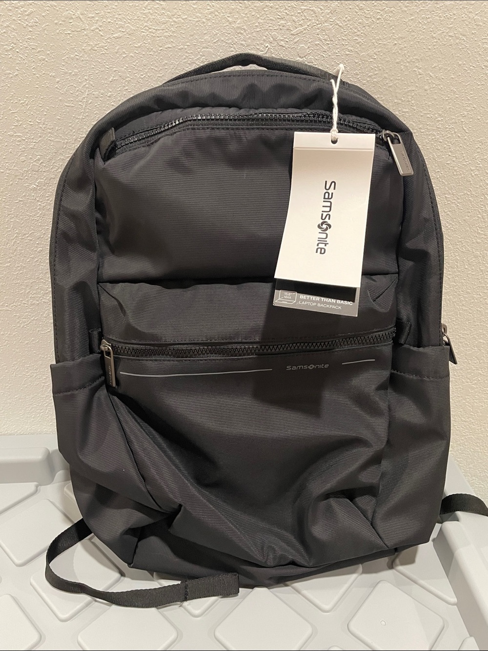 Samsonite “BETTER THAN BASIC” Black Travel Backpack with Laptop Pocket